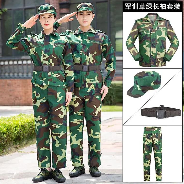 军训服套装男女学生服装夏薄款初高中大学生.军训服套装男女学生